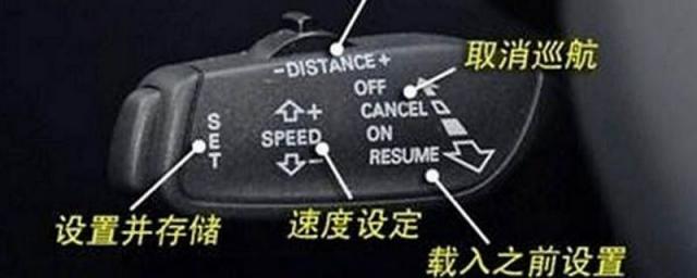 定速巡航什么标志,车上巡航定速的标志