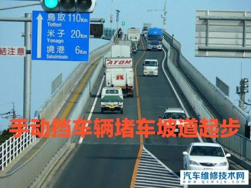手动挡上坡堵车走走停停怎么操作,手动挡汽车在上坡堵车的时候是怎么操作