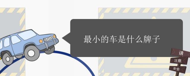 最小的轿车是什么牌子,最小的车型有哪些牌子